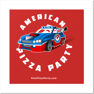 American Pizza Party Driver Posters and Art